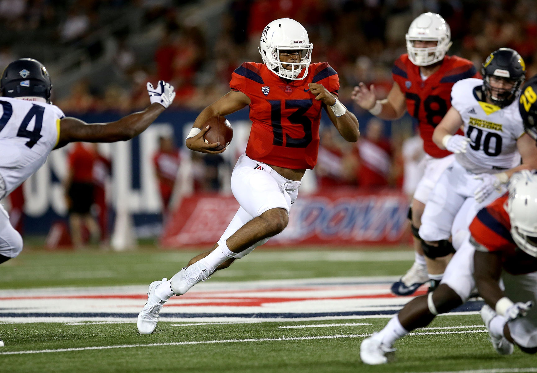 Northern Arizona University vs. University of Arizona college football